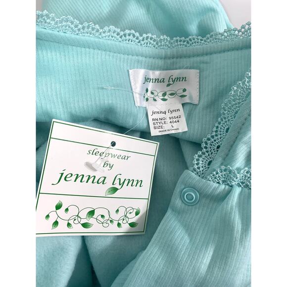 Jenna Lynn Rope Womens Large Duster Sleepwear Long Sleeve Embroidered NWT‎ - Picture 4 of 6